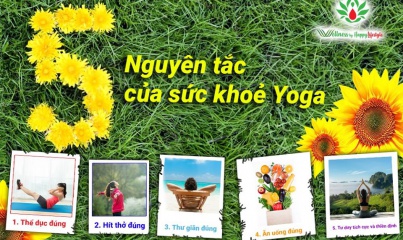 5 Nguyên tắc vàng của sức khoẻ yoga